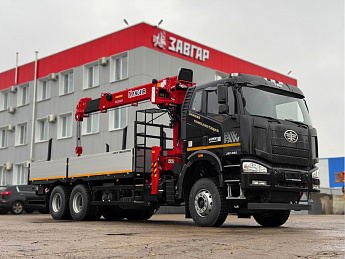 Бортовой  FAW CA3250 с КМУ KANGLIR KS2056H + пульт ДУ_0